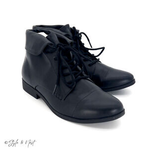 London Fog Ankle Booties Crissy Whimsical Ren Faire Storybook Boots Size 9